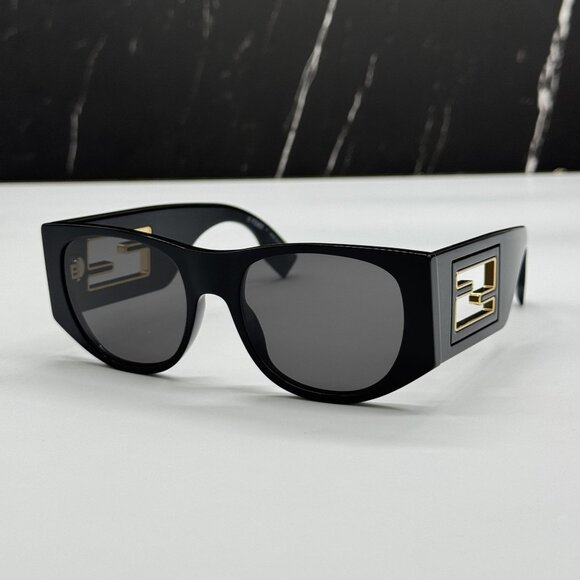 NEW FENDI FE40109I 01A SUNGLASSES BLACK WOMEN EYEWEAR main image 8